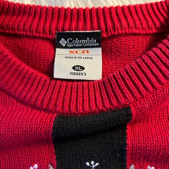 Columbia XCO snowflake Nordic, Cabin Core, Cozy Core, Winter Core sweater - Picture 5 of 11